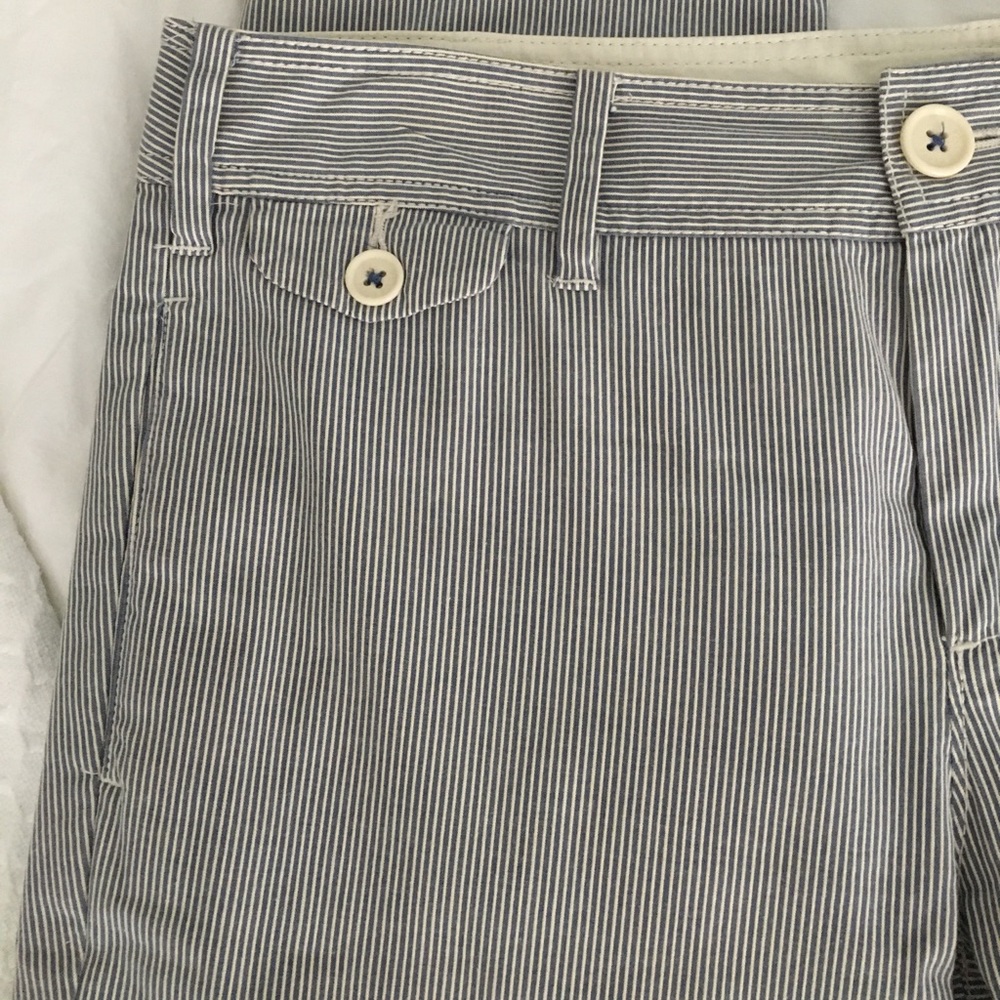 Anthropologie Paper Boy - Cropped Pin Stripe Pants